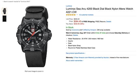 does amazon sell fake luminox watches|watches off amazon reddit.